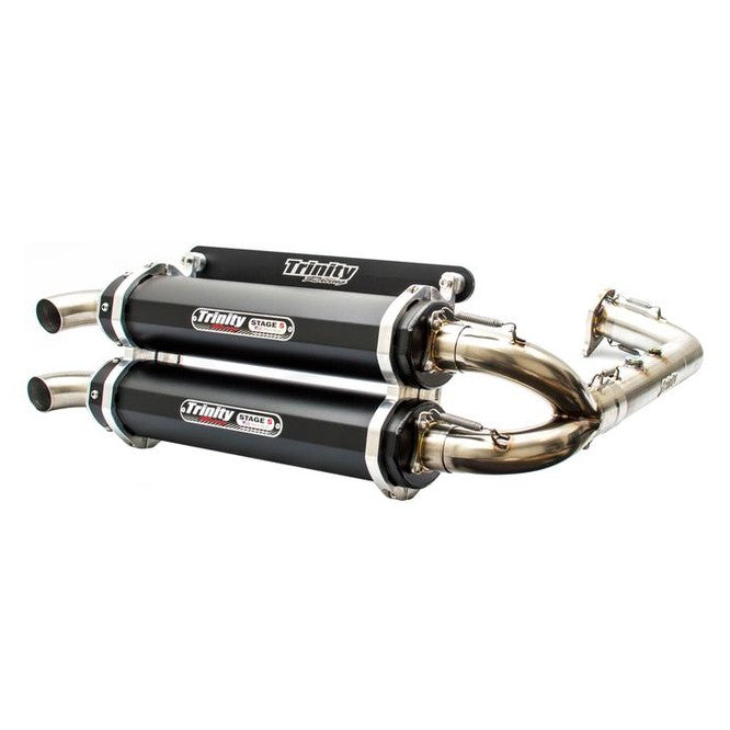 Trinity Racing Polaris RZR Pro XP / Turbo R Full System Exhaust - Black