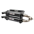 Trinity Racing Polaris RZR Pro XP / Turbo R Slip-On Exhaust - Cerakote w/ Stainless Y-Pipe