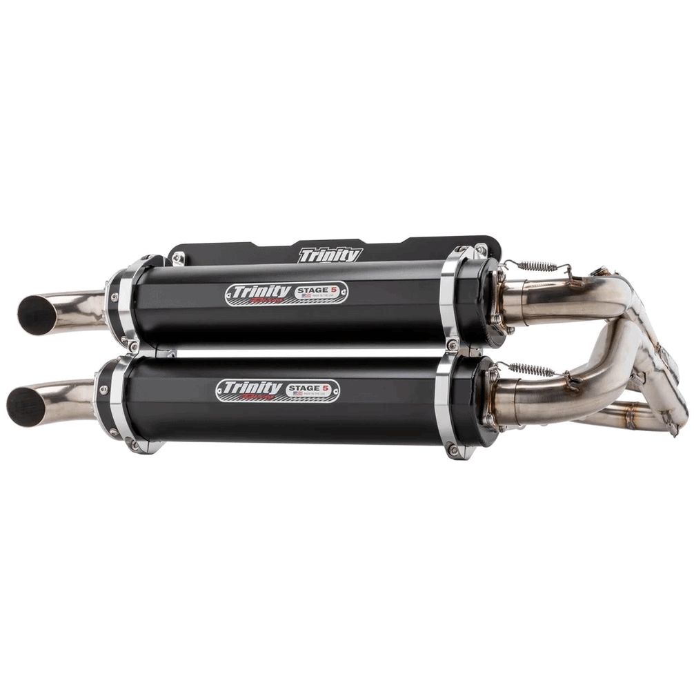 Trinity Racing Polaris RZR RS1 Exhaust Dual Full System - Black