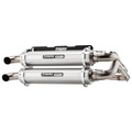Trinity Racing Polaris RZR RS1 Exhaust Dual Full System - Brushed
