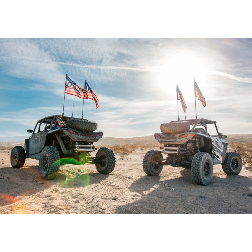 Trinity Racing Polaris RZR Turbo/S Stainless Steel Full Exhaust System