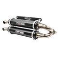 Trinity Racing Polaris RZR XP Turbo/S Slip-On Exhaust - Black