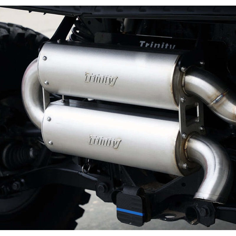 Trinity Racing Polaris Xpedition Slip-On Dual Muffler Quiet Exhaust