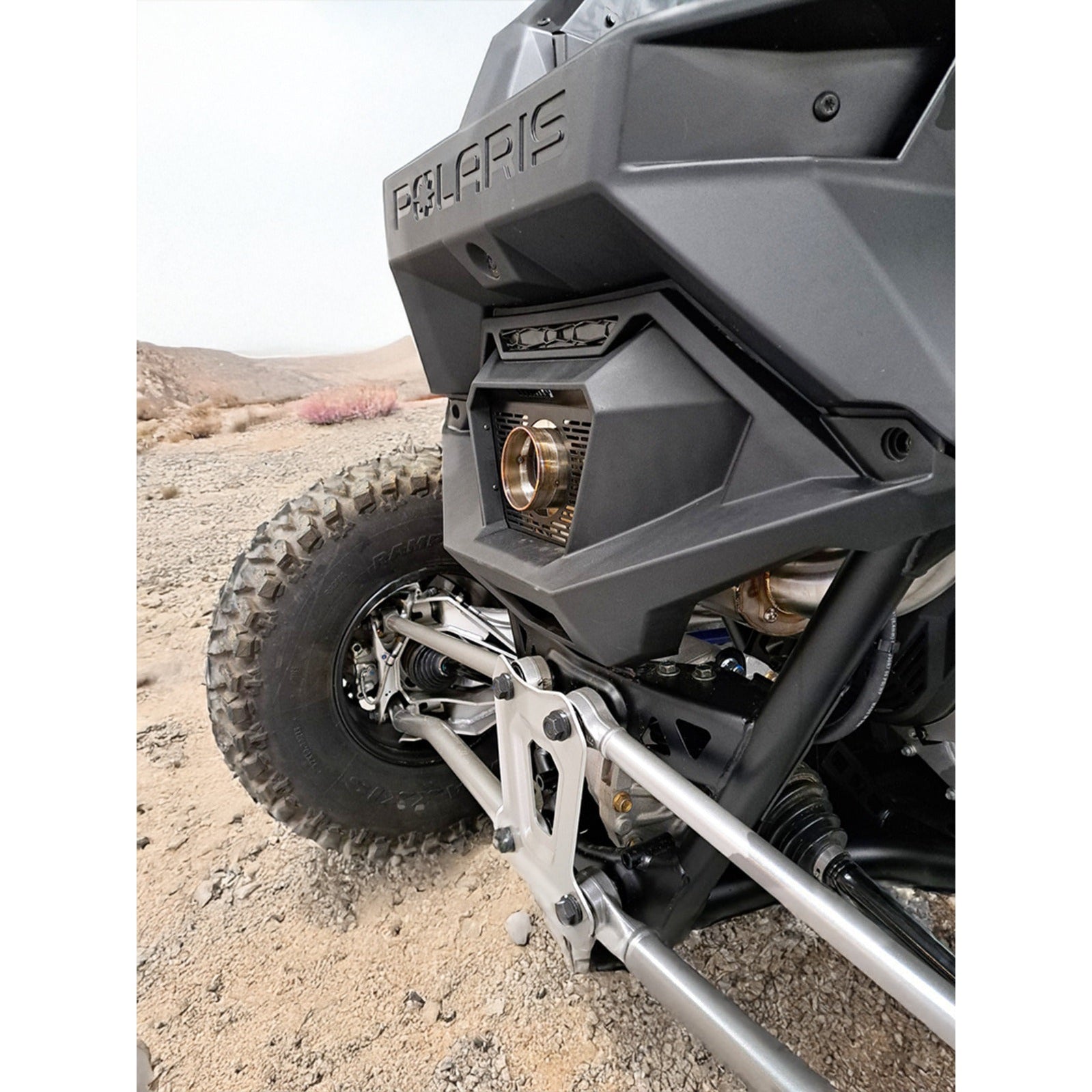 Trinity Racing Polaris RZR Pro R Center Exit Slip-on Exhaust