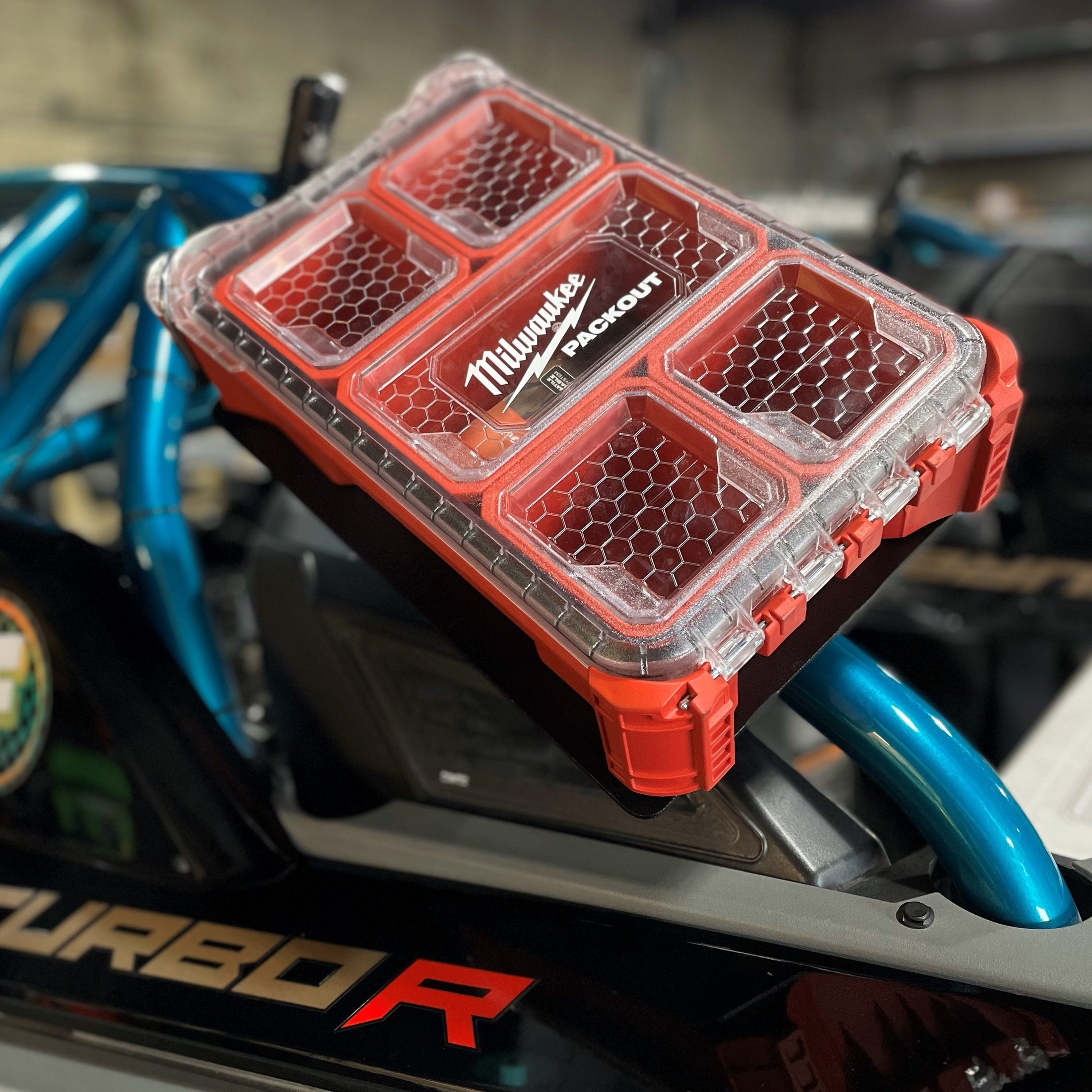 Tube Clamp Milwaukee Packout Mount by Fastlab