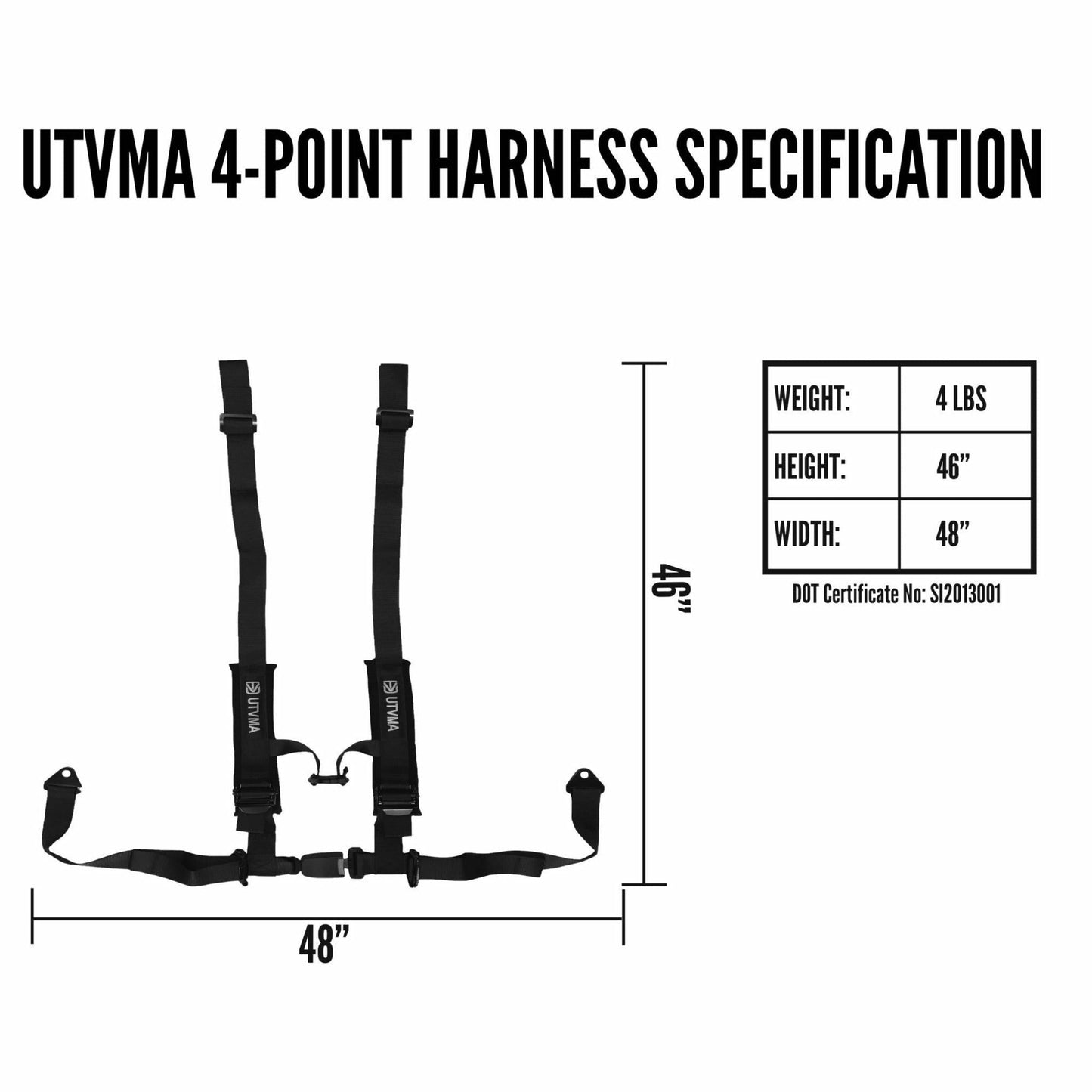 2" 4-Point Harness (Auto Buckle)