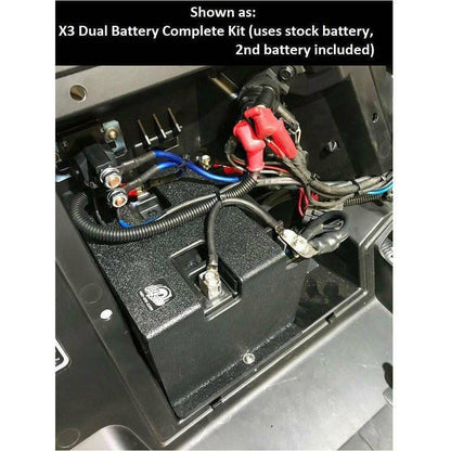 Can Am X3 Dual Battery Mount