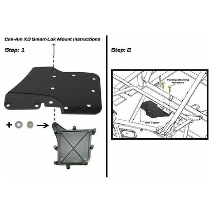 Can Am X3 Smart-Lok Relocation Mount