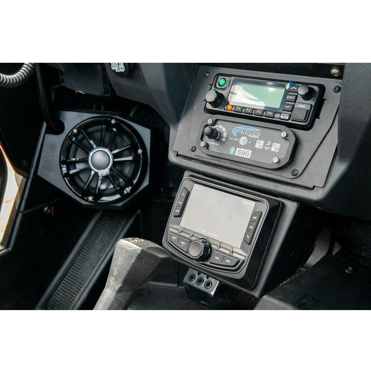 Polaris RZR Under Dash Head Unit Mounting Bracket