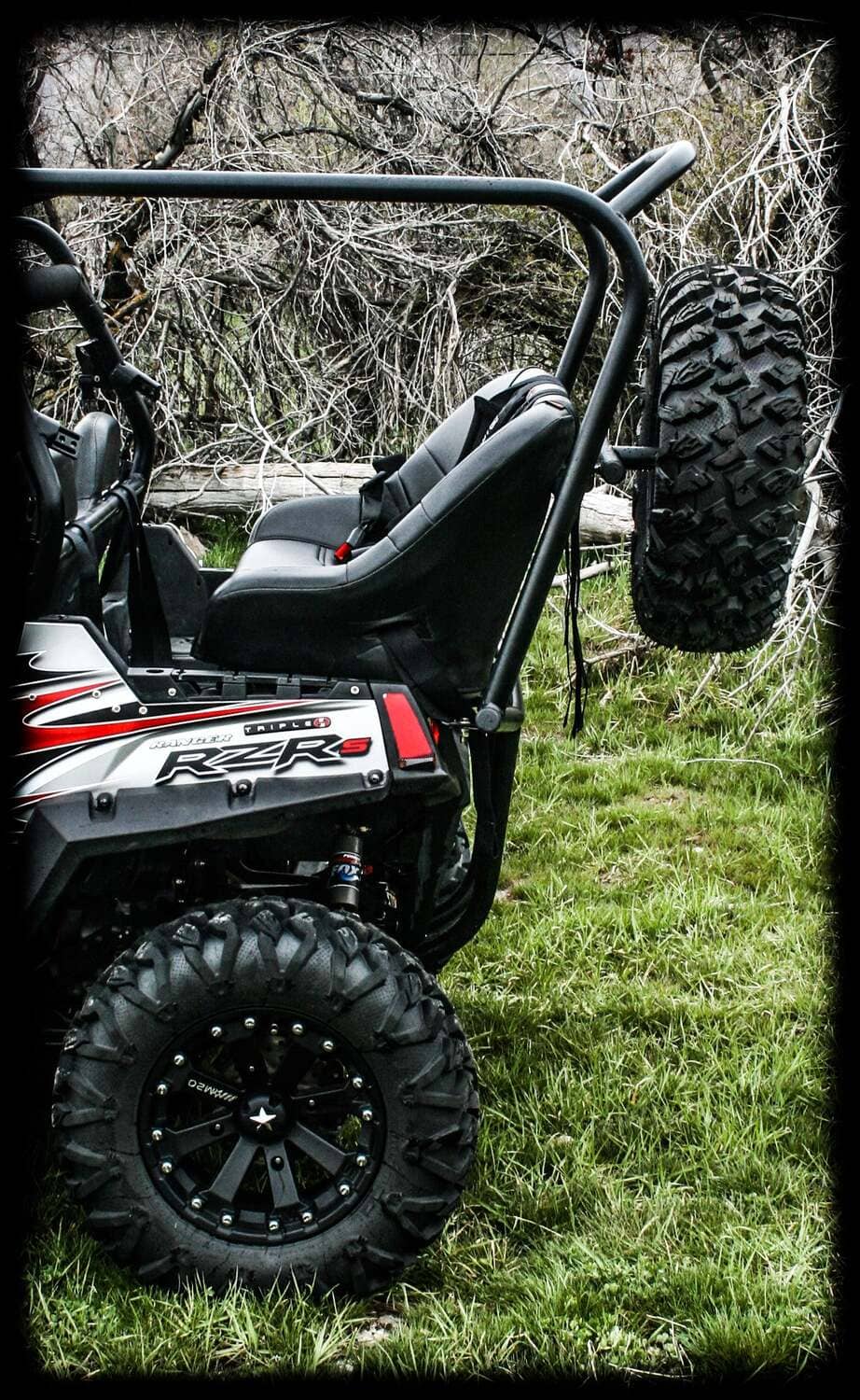 UTVMA '08-'26 Polaris RZR Spare Tire Rack