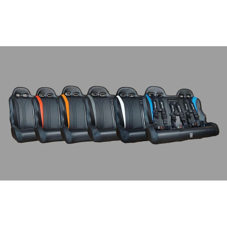 UTVMA '10-'14 Polaris RZR 900/800 Rear Bench Seat w/ Harnesses