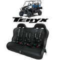 UTVMA '12-'25 Kawasaki Teryx 4 Rear Bench Seat w/ Harnesses
