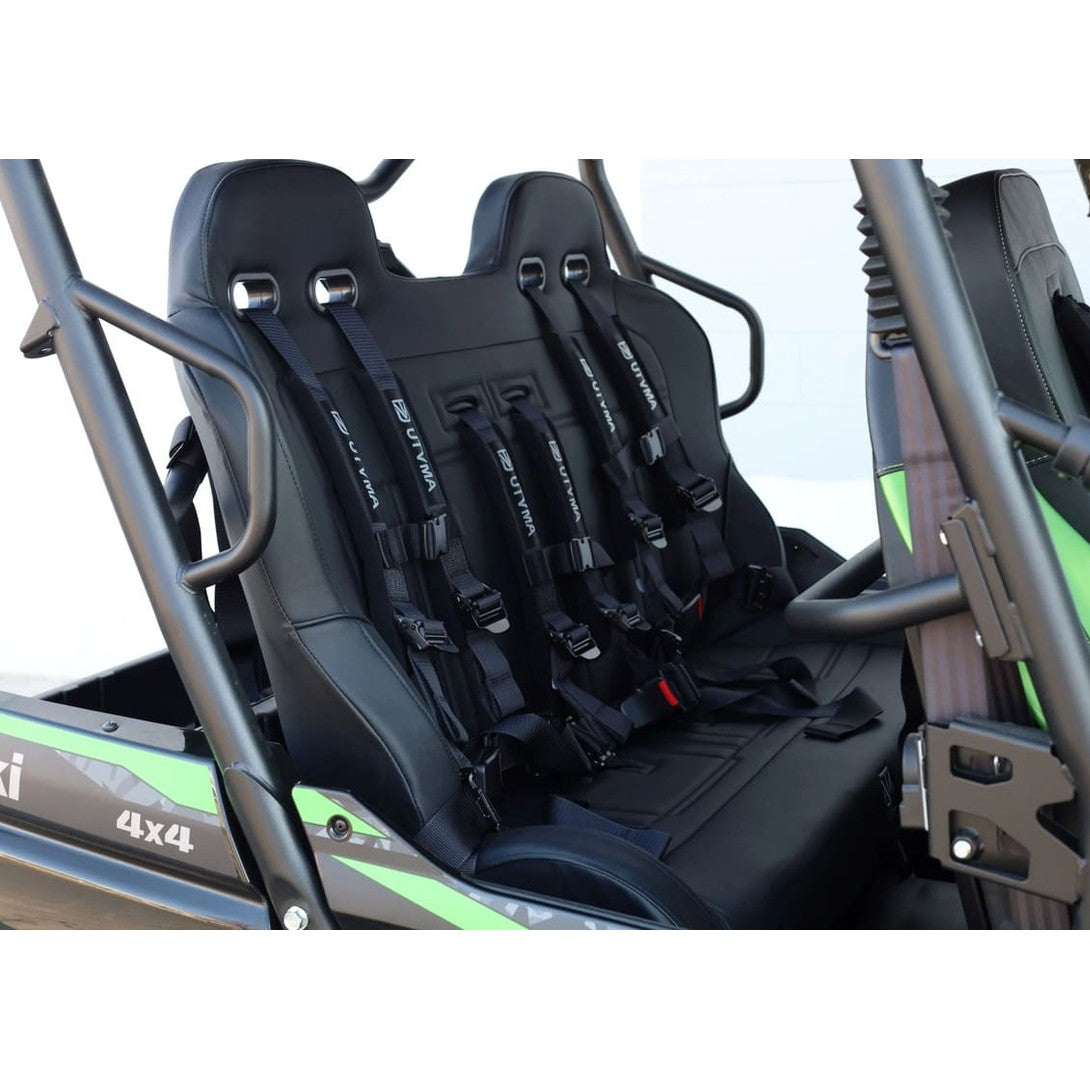 UTVMA '12-'25 Kawasaki Teryx 4 Rear Bench Seat w/ Harnesses