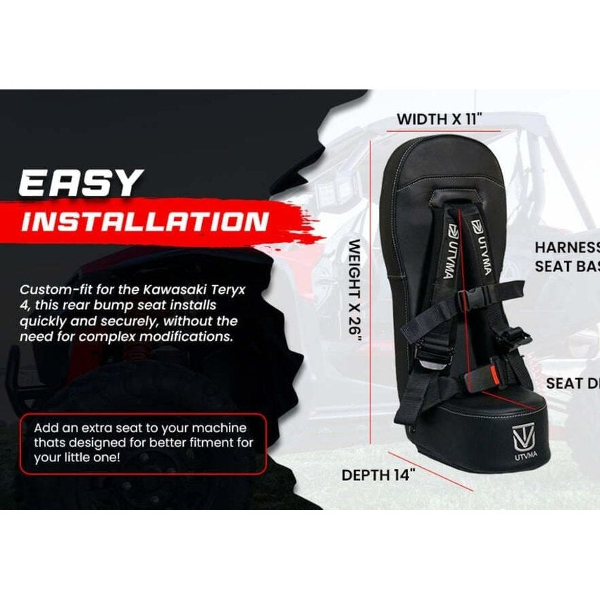 UTVMA '12-'25 Kawasaki Teryx 4 Rear Bump Seat