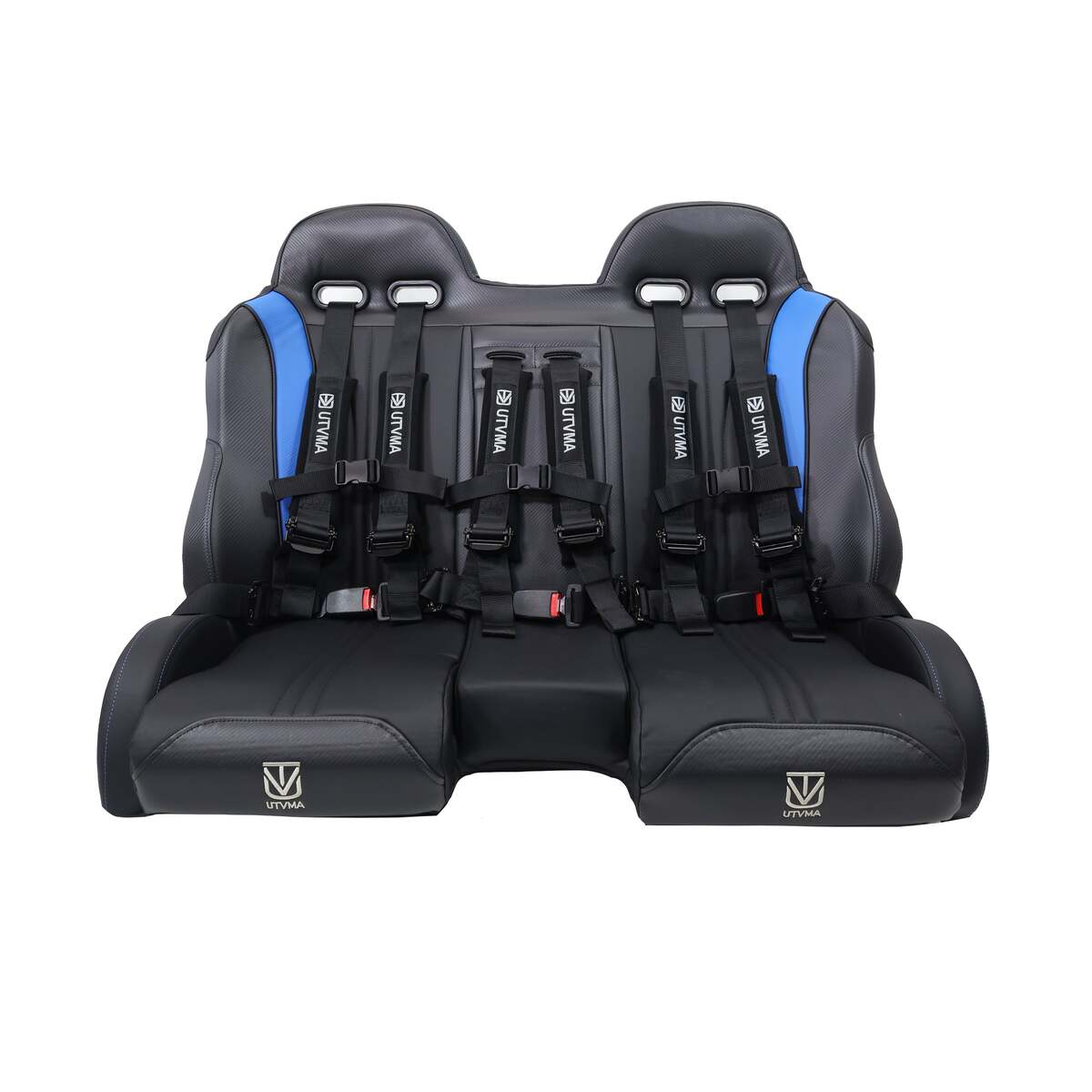 UTVMA '14-'23 Polaris RZR 1000 Elite Series Front & Rear Bench Seat w/ Harnesses