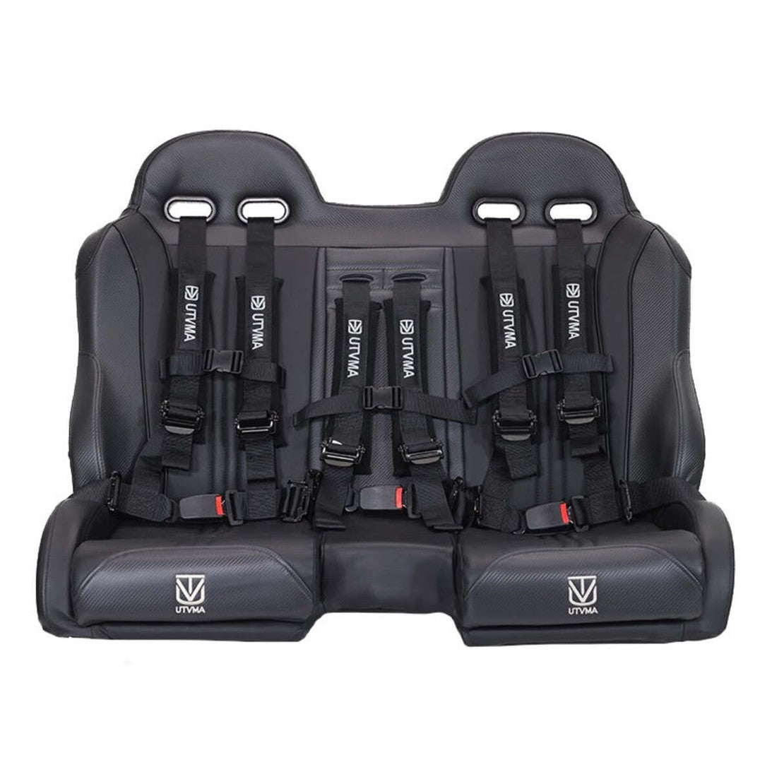 UTVMA '14-'23 Polaris RZR 1000 Elite Series Front & Rear Bench Seat w/ Harnesses