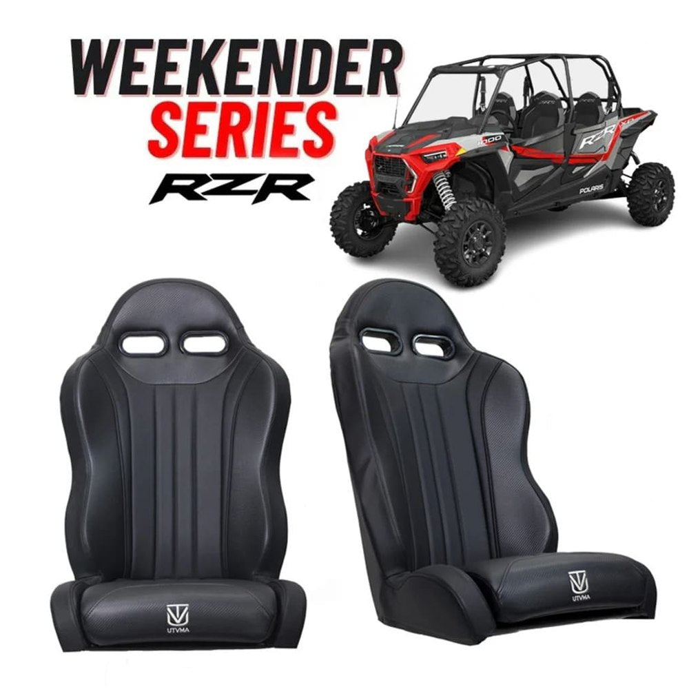UTVMA '14-'23 Polaris RZR 900 "Weekender" Series Pair of Front or Rear Suspension Bucket Seats