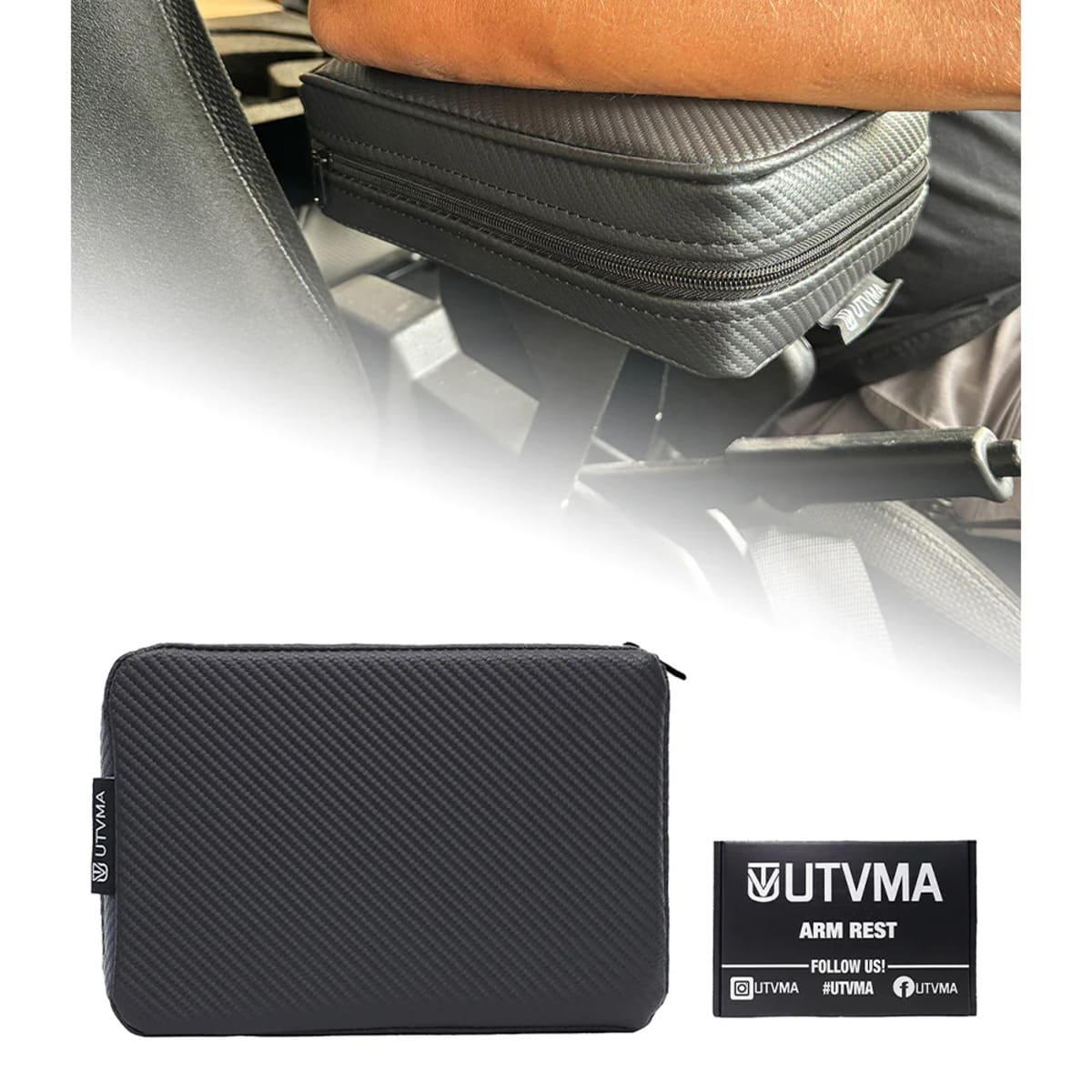 UTVMA '15-'24 Polaris RZR Trail Armrest with Bracket