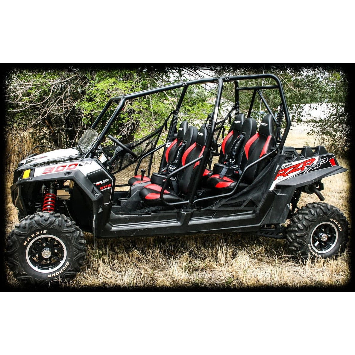 UTVMA '15-'24 Polaris RZR 4 900 Front & Rear Bump Seat Set