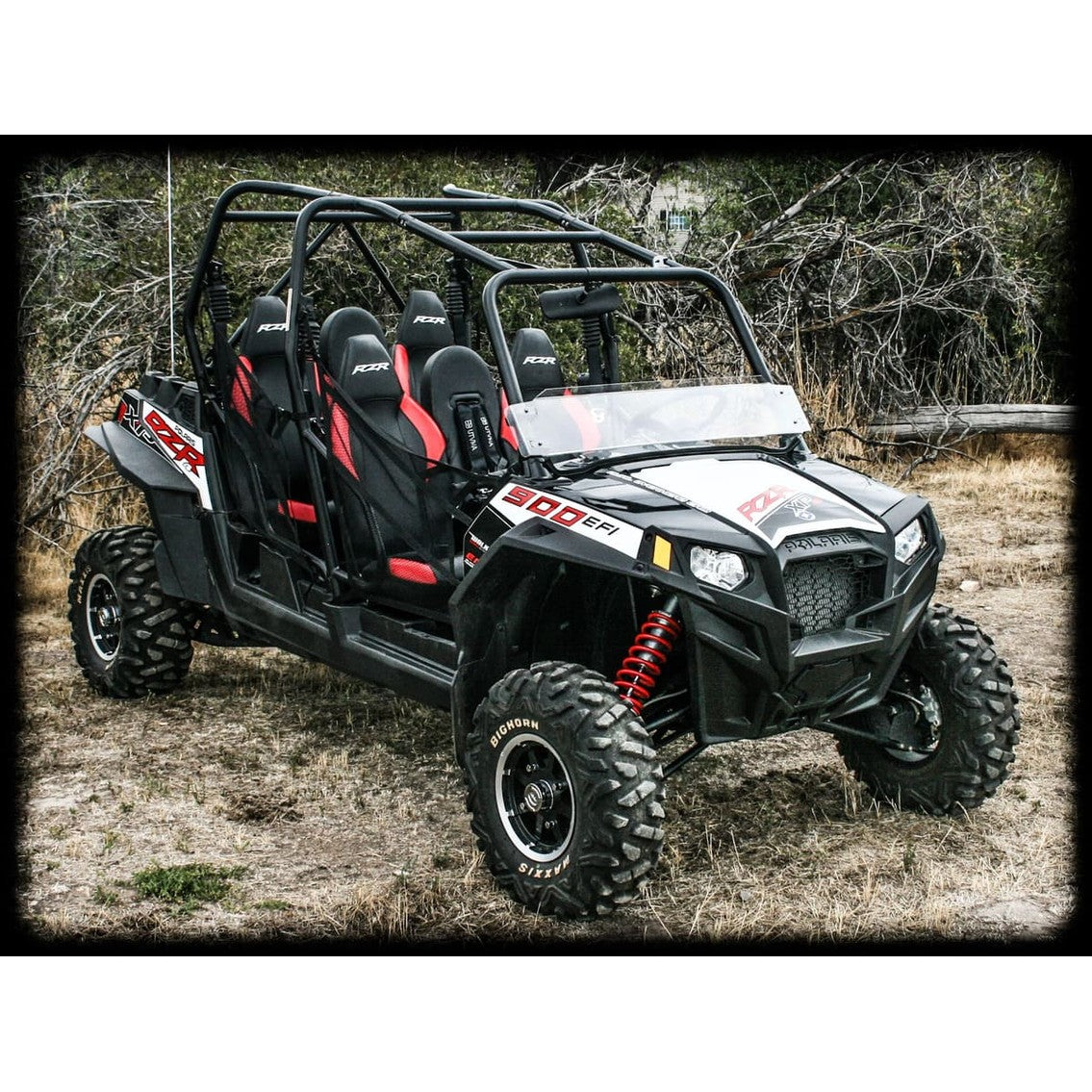 UTVMA '15-'24 Polaris RZR 4 900 Front & Rear Bump Seat Set