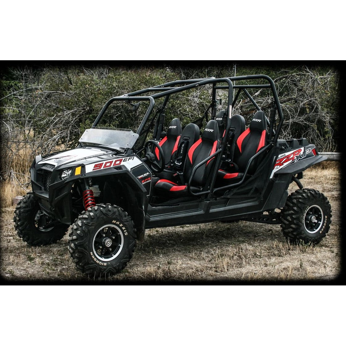 UTVMA '15-'24 Polaris RZR 4 900 Front & Rear Bump Seat Set