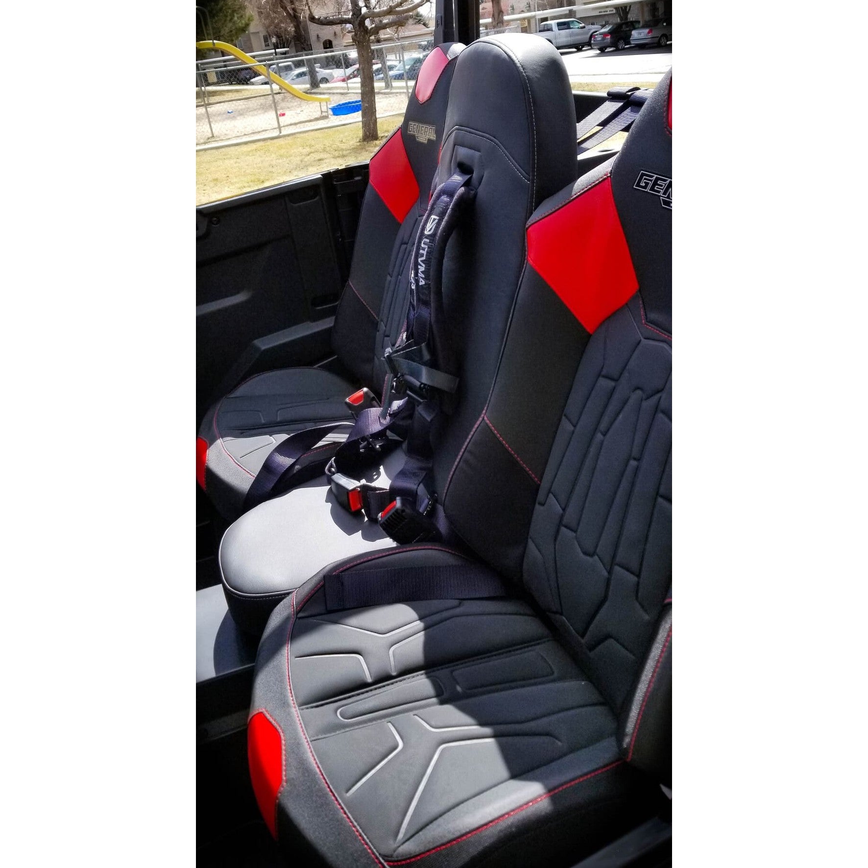 UTVMA '16-'25 Polaris General 4 Rear Bump Seat w/ Console Delete Kit