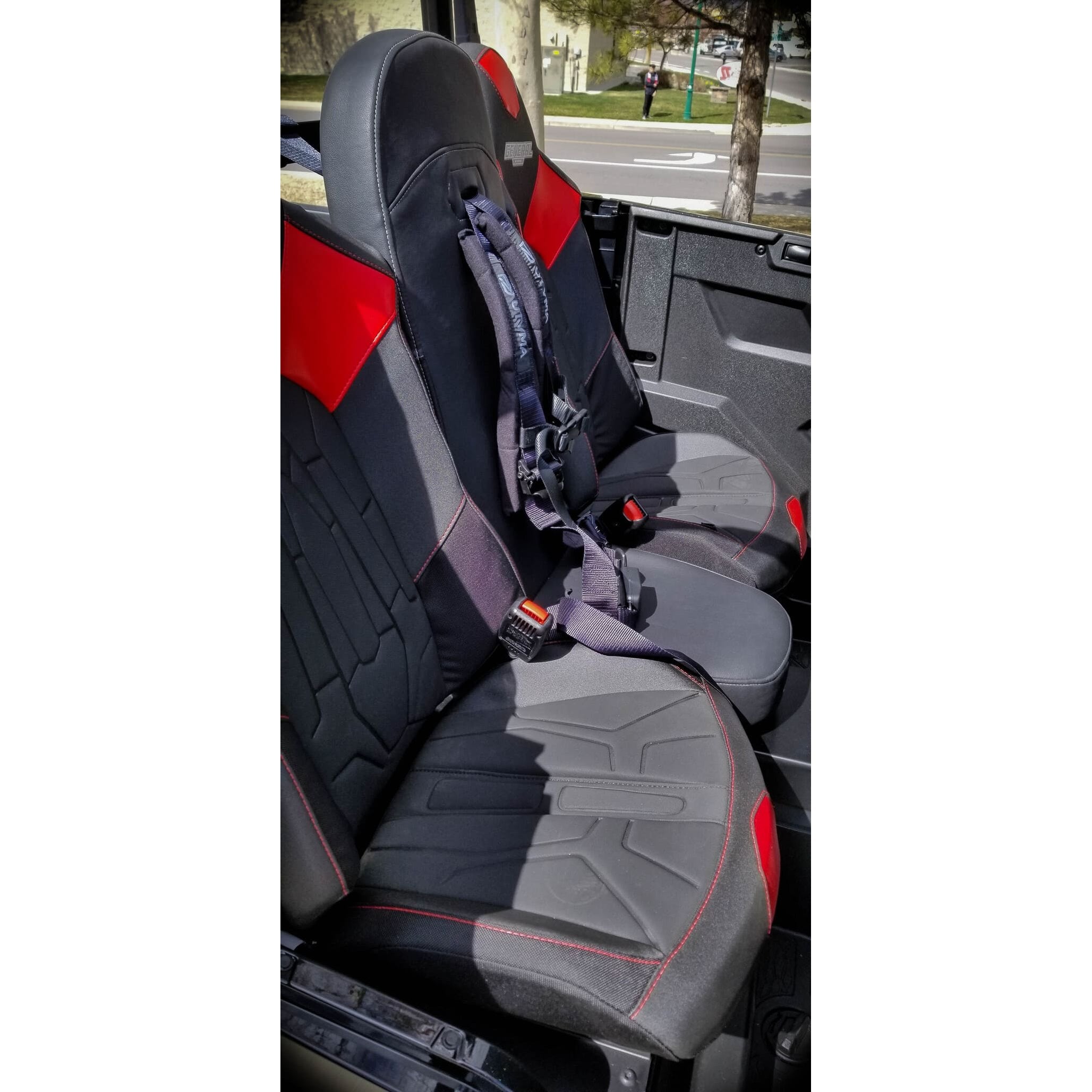 UTVMA '16-'25 Polaris General 4 Rear Bump Seat w/ Console Delete Kit