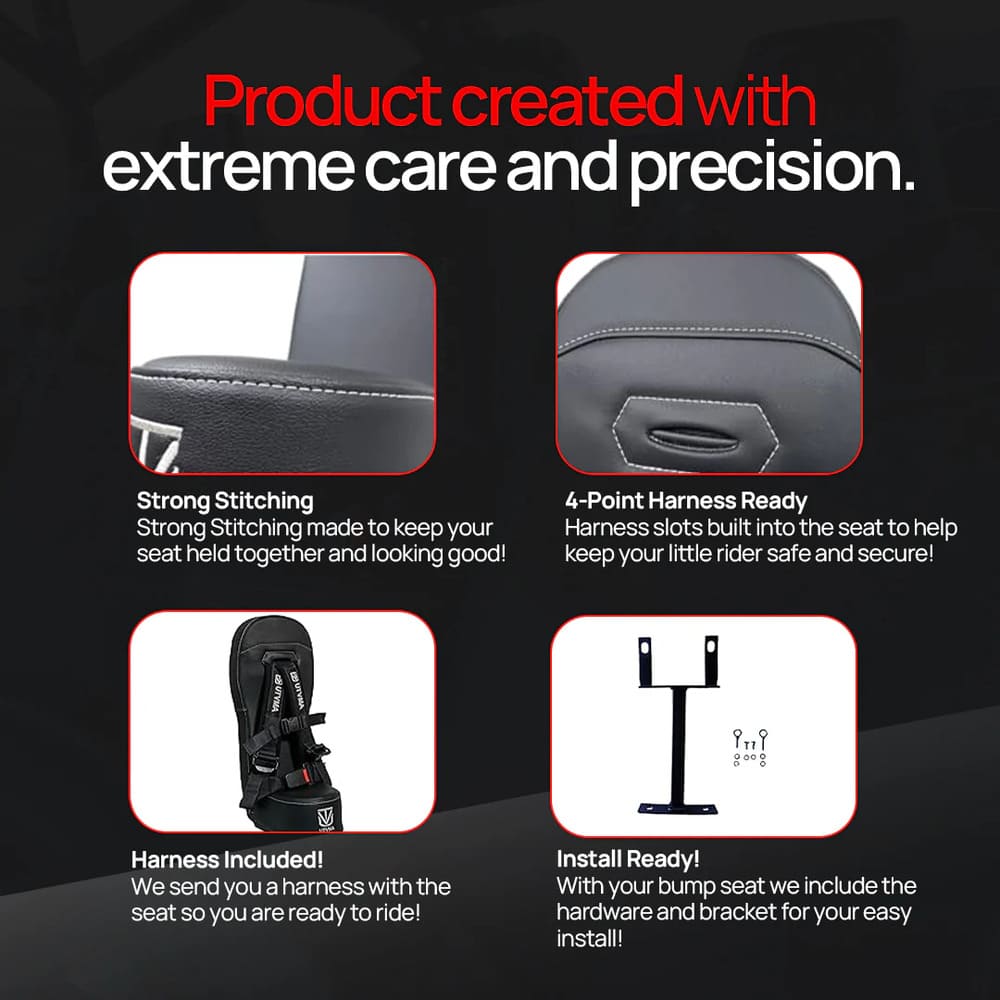 UTVMA '17-'25 Can-Am Maverick X3 Bump Seat