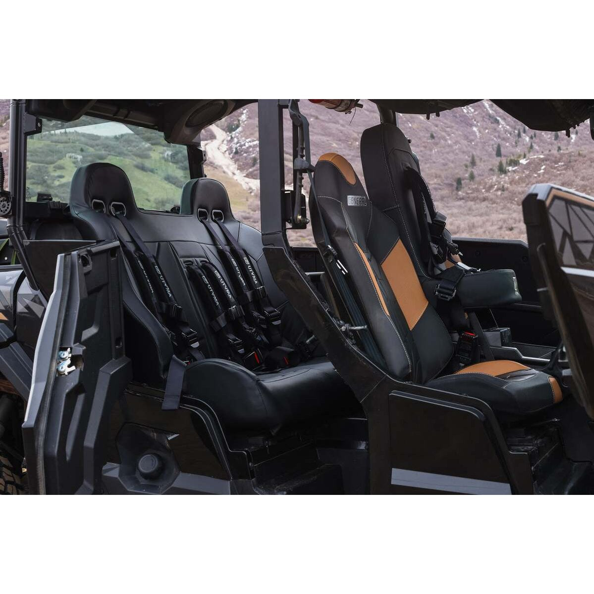 UTVMA '17-'25 Polaris General 1000 Rear Bench Seat w/ Harnesses