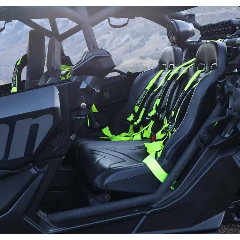 UTVMA '17-'26 Can-Am Maverick X3 Rear Bench Seat w/ Harnesses