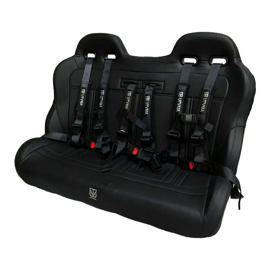UTVMA '18-'25 Yamaha Wolverine X4 Rear Bench Seat w/ Harnesses