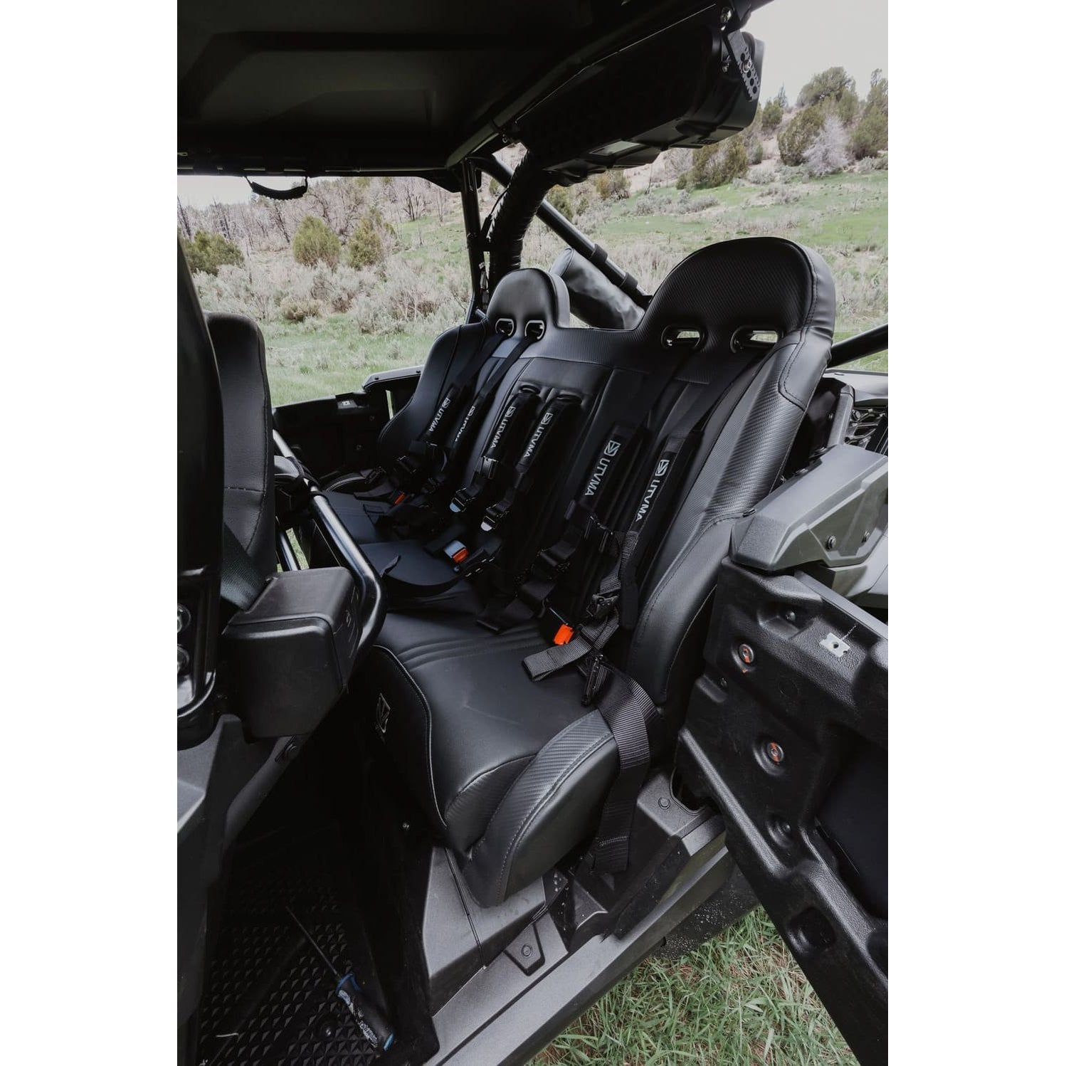 UTVMA '19+ Honda Talon 4 Rear Bench Seat w/ Harnesses