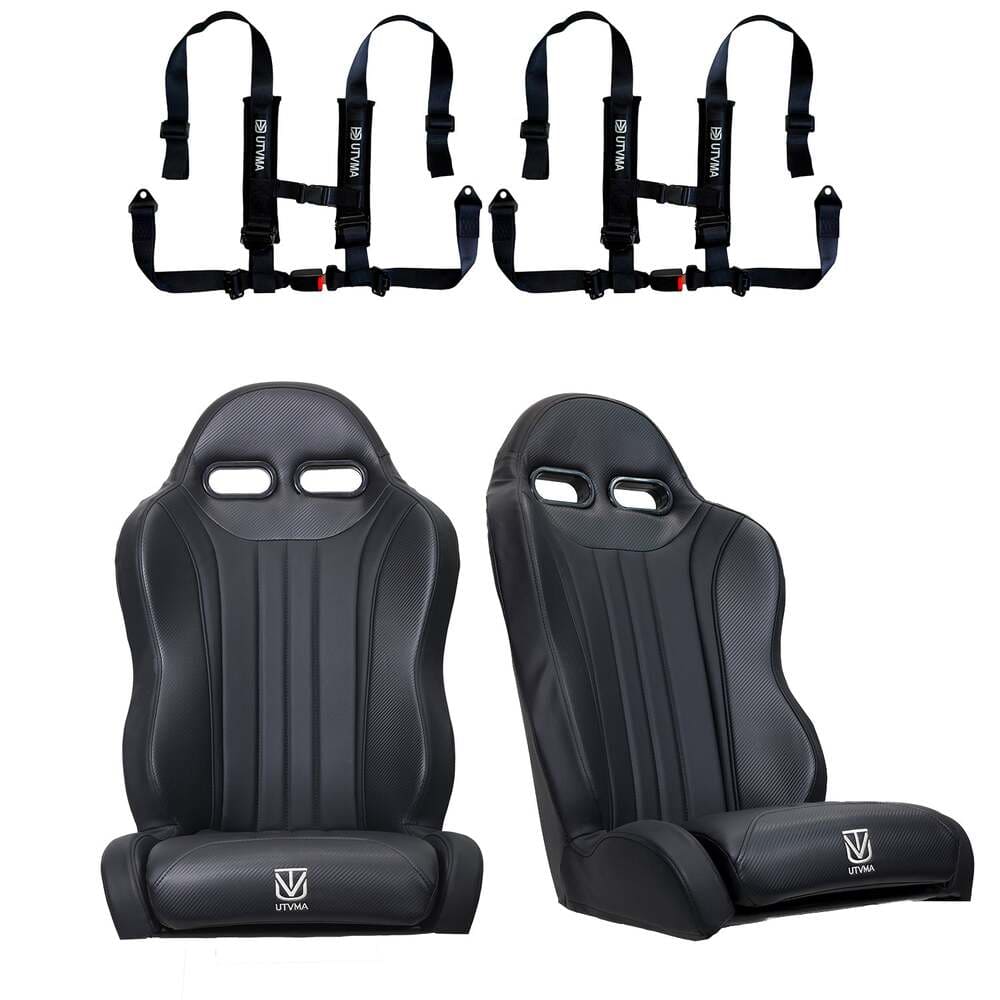 UTVMA '20-'24 Polaris RZR Pro Weekender Series Front Bucket Seats w/ Quick Mount Bracket