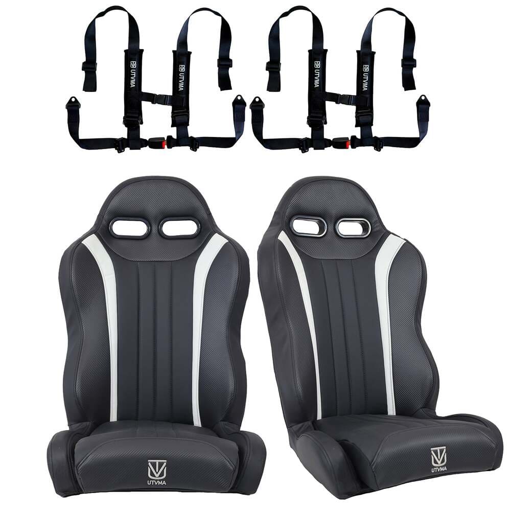 UTVMA '20-'24 Polaris RZR Pro Weekender Series Front Bucket Seats w/ Quick Mount Bracket