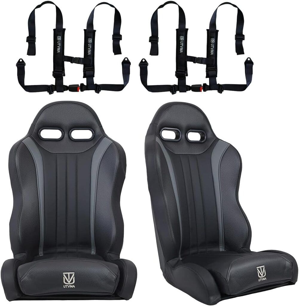 UTVMA '20-'24 Polaris RZR Pro Weekender Series Front Bucket Seats w/ Quick Mount Bracket
