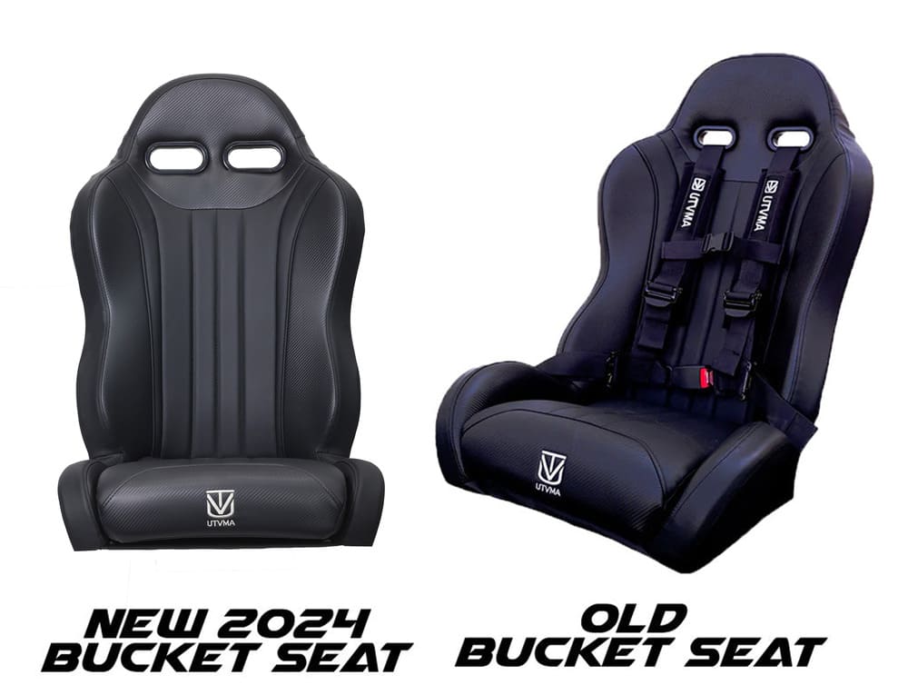 UTVMA '20-'24 Polaris RZR Pro Weekender Series Front Bucket Seats w/ Quick Mount Bracket
