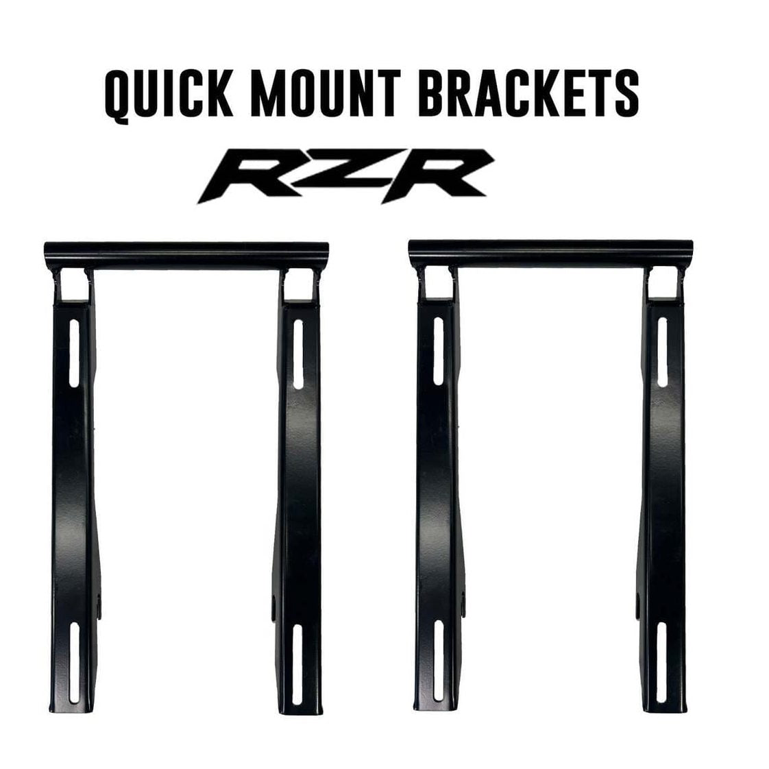 UTVMA '22-'24 Polaris RZR Turbo R 2 & 4 Seater Suspension Weekender Series Front Bucket Seats w/ Quick Mount Bracket - Pair