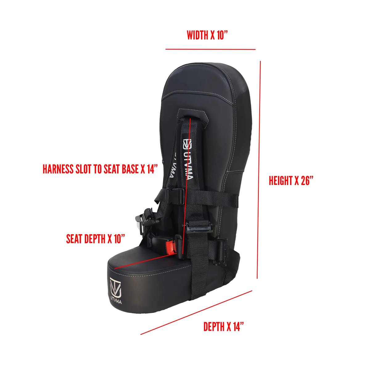 UTVMA Kawasaki KRX 4 Rear Bump Seat