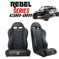UTVMA '24-'25 Can-Am Maverick R 2 & 4 Seater Rebel Series Front Suspension Bucket Seats - Pair