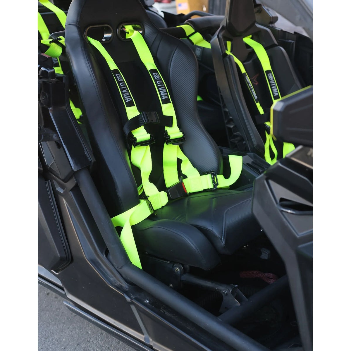 UTVMA '24-'25 Can-Am Maverick R 2 & 4 Seater Rebel Series Front Suspension Bucket Seats - Pair