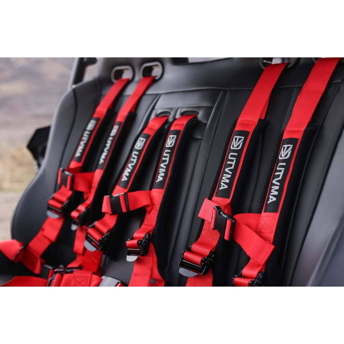UTVMA '24 Polaris RZR 1000 2 & 4 Seater Front/Rear Bench Seat W Harnesses