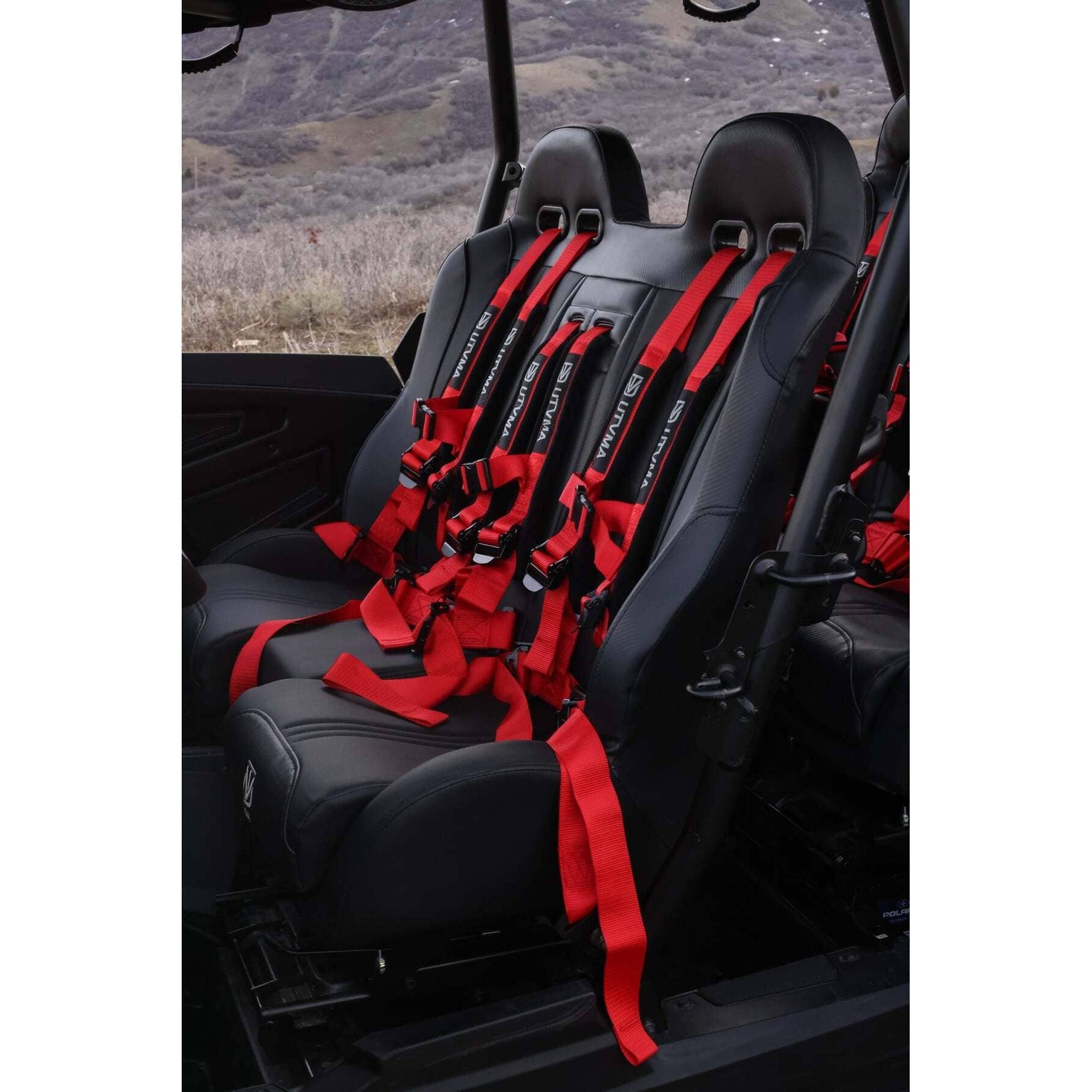 UTVMA '24 Polaris RZR 1000 2 & 4 Seater Front/Rear Bench Seat W Harnesses