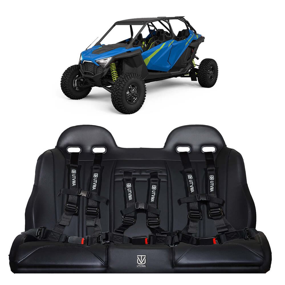 UTVMA '25+ Polaris RZR Pro R Rear Bench Seat w/ Harnesses