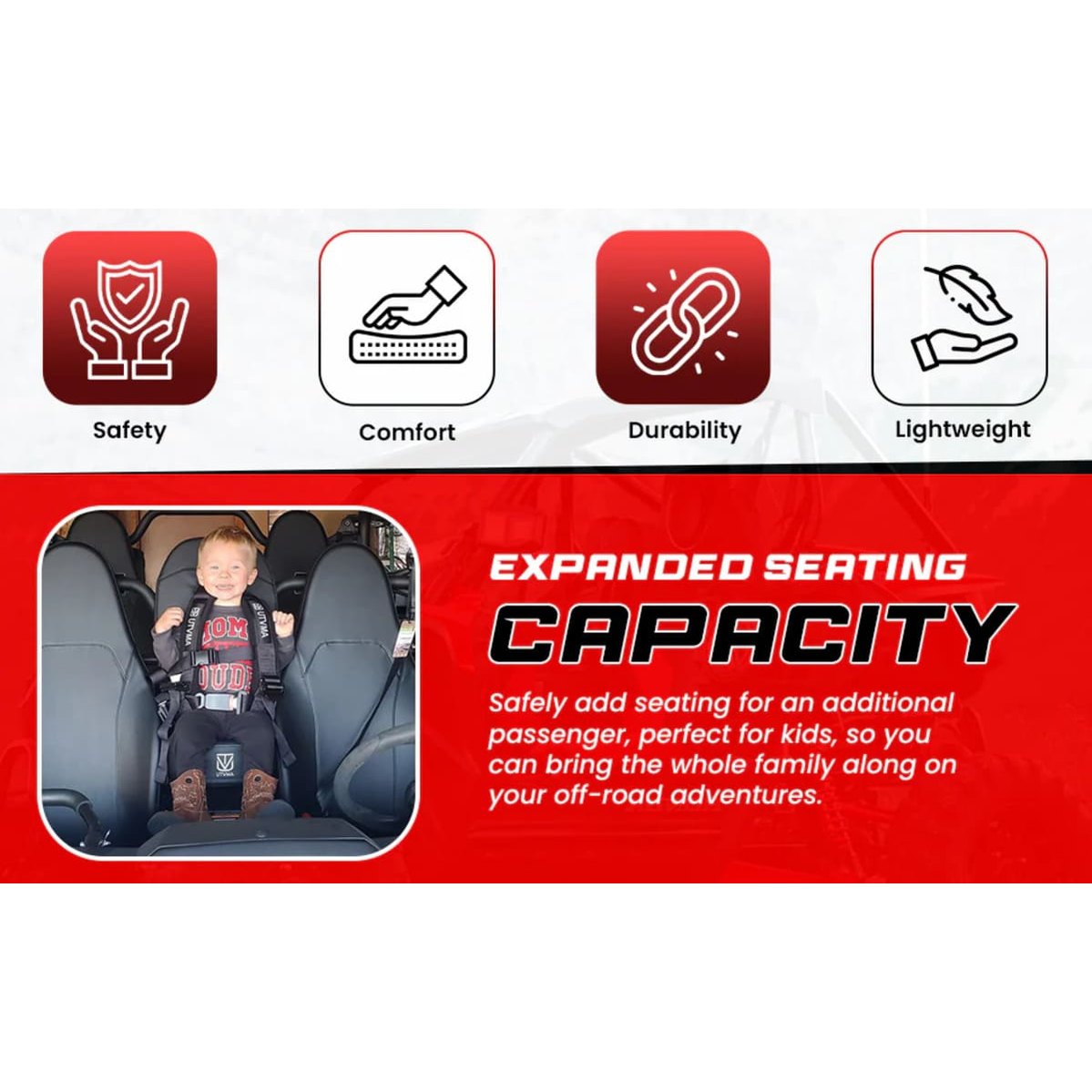 UTVMA '25+ Polaris RZR Pro S Bump Seat