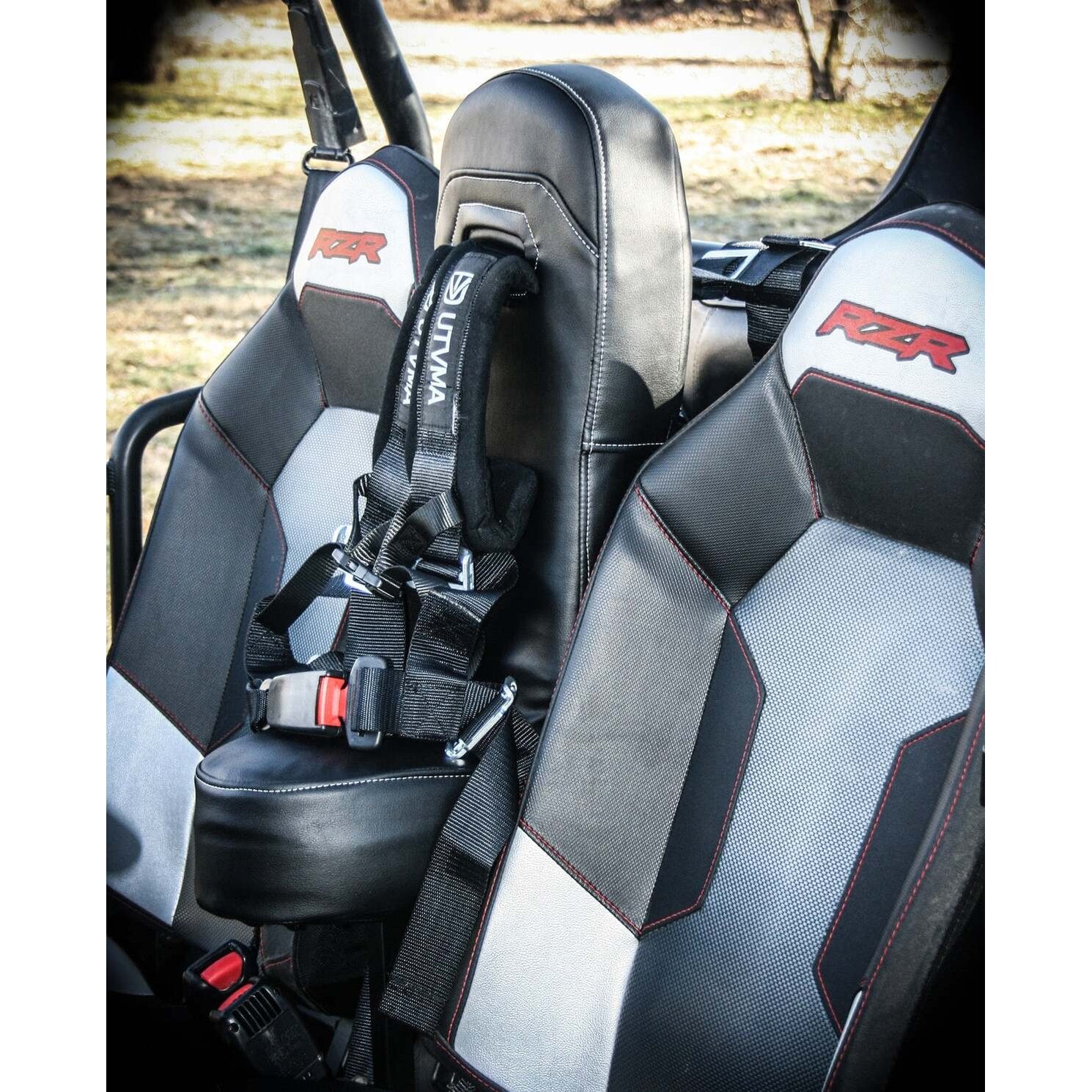 UTVMA Polaris RZR 4 1000 Front & Rear Bump Seat Set