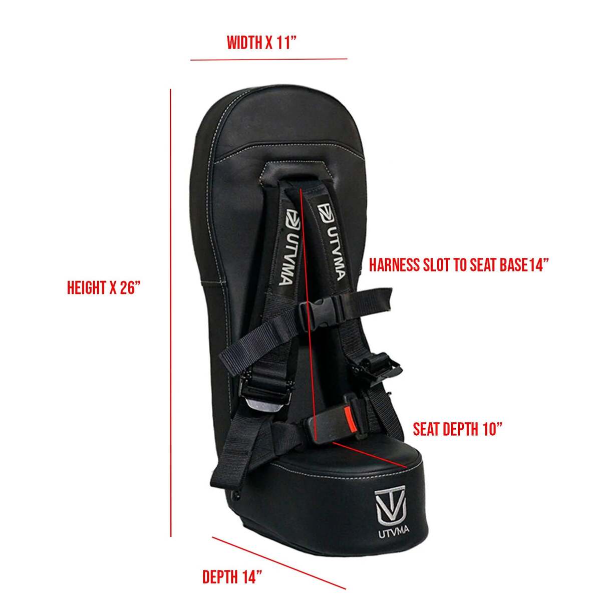 UTVMA Polaris RZR 4 1000 Front & Rear Bump Seat Set