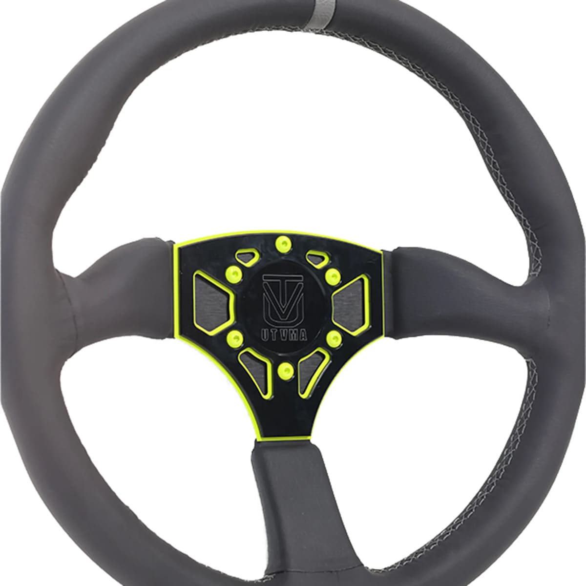 UTVMA Polaris RZR XP 1000 Octane Leather Steering Wheel w/ Hub