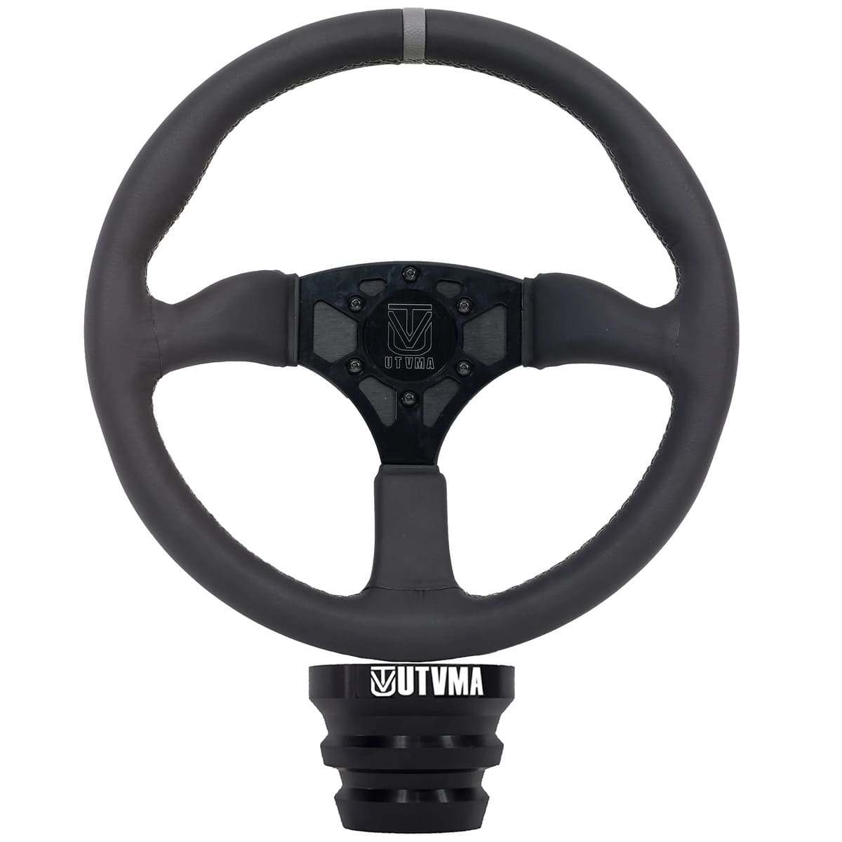 UTVMA Polaris RZR XP 1000 Octane Leather Steering Wheel w/ Hub
