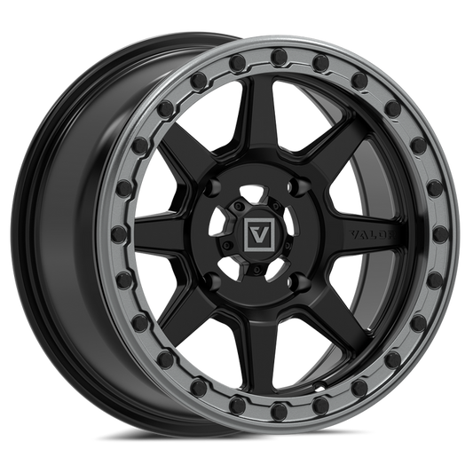 V13 Satin Black UTV Beadlock
