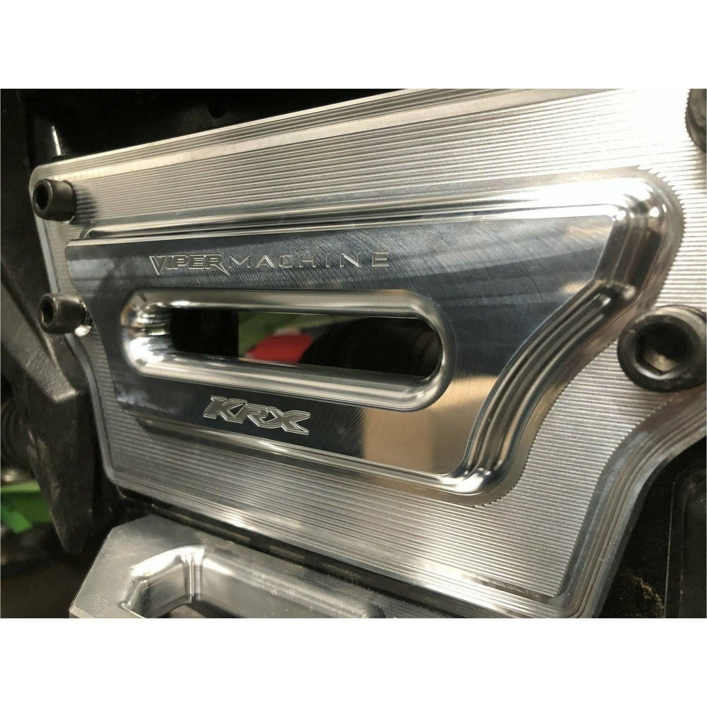 Kawasaki KRX Billet Winch Plate with Integrated Rope Hawse